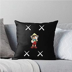 Pinocchio Hypebeast Throw Pillow