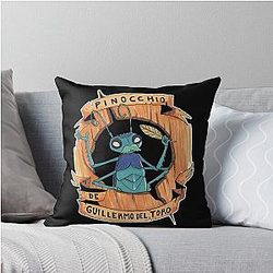 Guillermo del Toro's Pinocchio Movie Throw Pillow