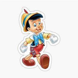 Happy Pinocchio Sticker
