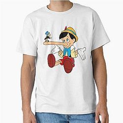 Jiminy Cricket with Pinocchio Classic T-Shirt