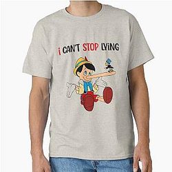 I Cant Stop Lying Pinocchio Classic T-Shirt