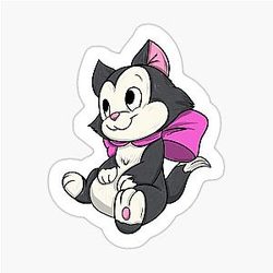 Figaro Pinocchio sticker
