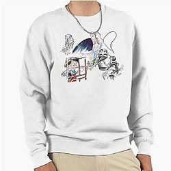 Pinocchio Characters Pullover Sweatshirt
