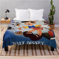 Pinocchio Throw Blanket