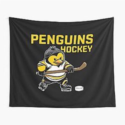 Antique Pittsburgh Penguins Tapestry