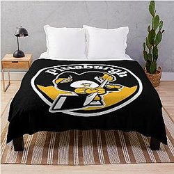 Art Pittsburgh Penguins Throw Blanket