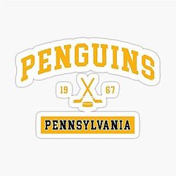 Art Pittsburgh Penguins Sticker