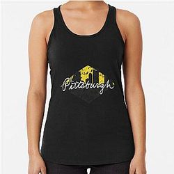 Art Pittsburgh Penguins Racerback Tank Top