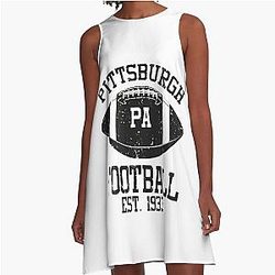 Art Pittsburgh Penguins A Line Dress