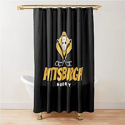 Art Pittsburgh Penguins Shower Curtain