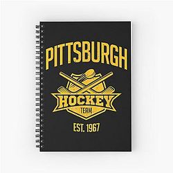 Art Pittsburgh Penguins Spiral Notebook