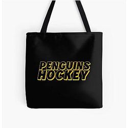 Art Pittsburgh Penguins All Over Print Tote Bag