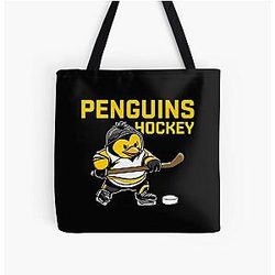 Art Pittsburgh Penguins All Over Print Tote Bag