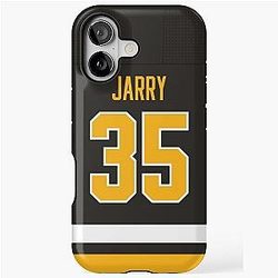 Pittsburgh Penguins Tristan Jarry Home Jersey iPhone Tough Case