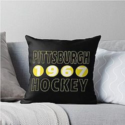 Art Pittsburgh Penguins Throw Pillow