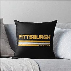 Pittsburgh Penguins Throw Pillow