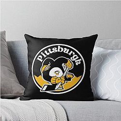 Art Pittsburgh Penguins Throw Pillow