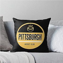 Art Pittsburgh Penguins Throw Pillow
