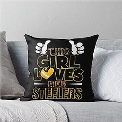 Art Pittsburgh Penguins Throw Pillow