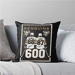 Art Pittsburgh Penguins Throw Pillow