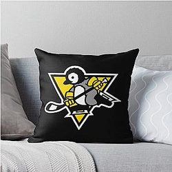 Art Pittsburgh Penguins Throw Pillow