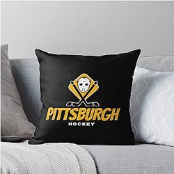 Art Pittsburgh Penguins Throw Pillow