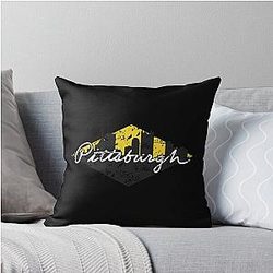 Art Pittsburgh Penguins Throw Pillow