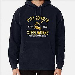 Music Vintage Retro Pittsburgh Steelers Graphic Hoodie Pullover Gift