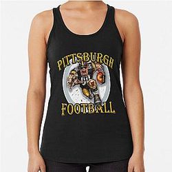 Art Pittsburgh Steelers Racerback Tank Top