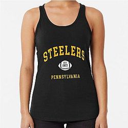 Art Pittsburgh Steelers Racerback Tank Top