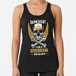 Art Pittsburgh Steelers Racerback Tank Top