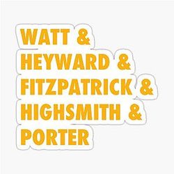 Pittsburgh Steelers Defense T-Shirt Sticker