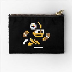 Pittsburgh Steelers Tecmo Super Bowl Football Player Zipper Pouch