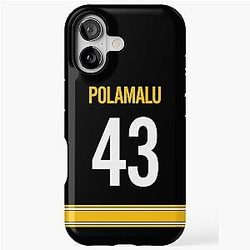 Troy Polamalu Pittsburgh Steelers iPhone Tough Case