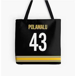 Troy Polamalu - Pittsburgh Steelers Tote Bag