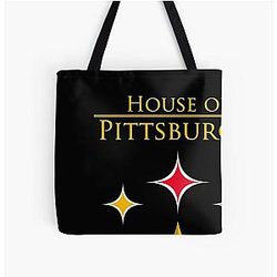 Art Pittsburgh Steelers All Over Print Tote Bag