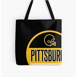 Art Pittsburgh Steelers All Over Print Tote Bag