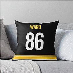 Hines Ward Pittsburgh Steelers Throw Pillow