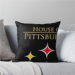 Art Pittsburgh Steelers Throw Pillow