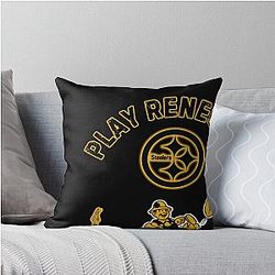 Art Pittsburgh Steelers Throw Pillow