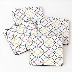 Pittsburgh Steelers Pattern Coasters (Set of 4)