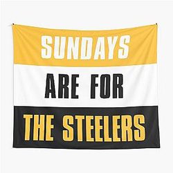 Sundays are for the Pittsburgh Steelers Tapestry