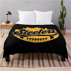 Pittsburgh Steelers Throw Blanket
