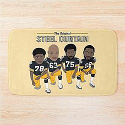 The Steel Curtain Pittsburgh Steelers Bath Mat