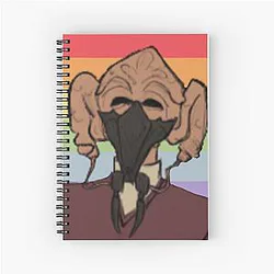 LGBTQI Plo Koon Spiral Notebook