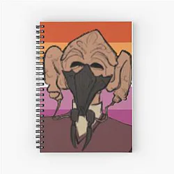 Lesbian Plo Koon Spiral Notebook