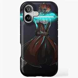 Plo Koon with blue lightsaber phone case