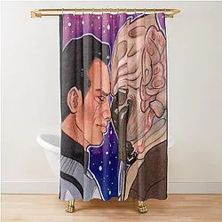 Star Wars The Clone Wars Plo Koon and Commander Wolffe Hong Kong Shower Curtain