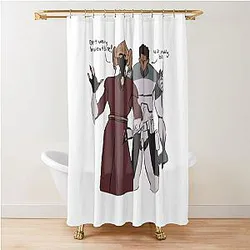 Plo Koon Commander Wolffe Star Wars Shower Curtain