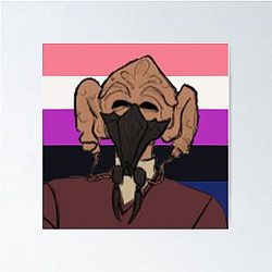Genderfluid Plo Koon Poster